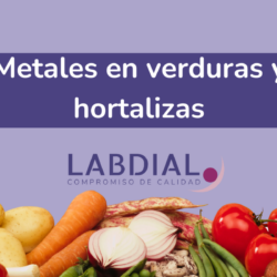 Metales en hortalizas y verduras